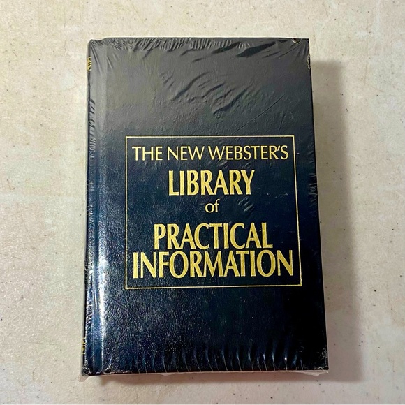 The New Webster's Library Of Practical Information & Dictionary Hardback Books - Picture 1 of 4